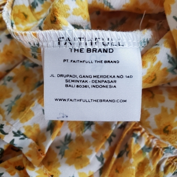 New Faithfull The Brand Frankie Marguerite Floral Wide Leg Jumpsuit NWT 2/XS - Picture 16 of 16